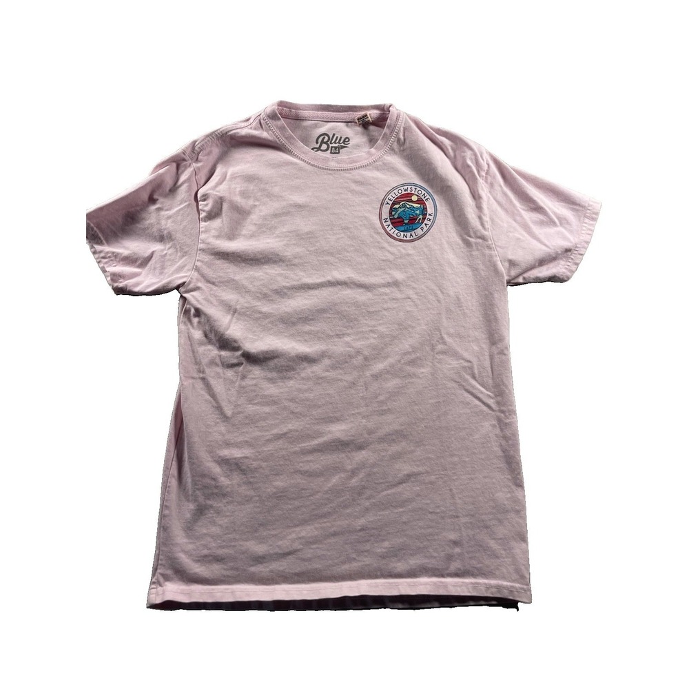 Blue 84 Girl's Yellowstone National Park Pink T-shirt Size Large